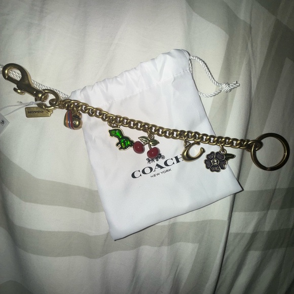 COACH Motif Bag Charm - Picture 1 of 5